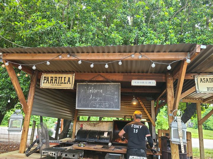 Tony at the parrilla